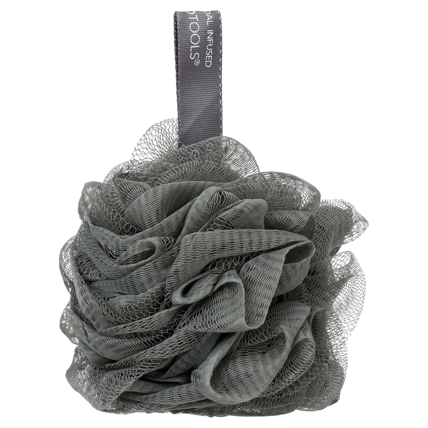 Charcoal Bath Sponge Loofah for Body Cleansing and Exfoliating, 1 Count